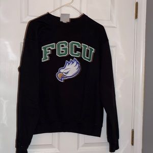 Florida gulf coast black crewneck